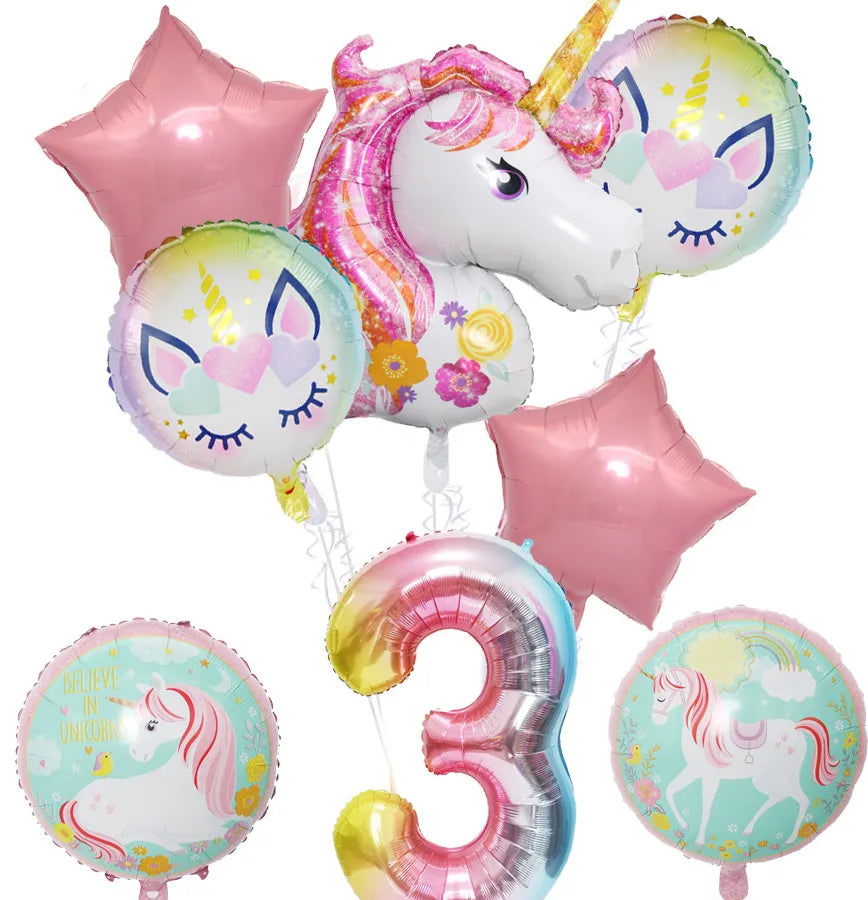 cute rainbow star  aluminum film home party carnival balloons
