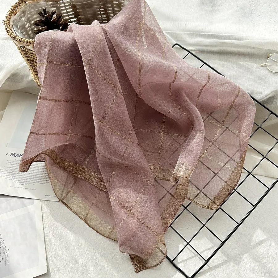 Women's Chinoiserie Ethnic Style Stripe Artificial Cotton  Silk Nylon Silk Scarf