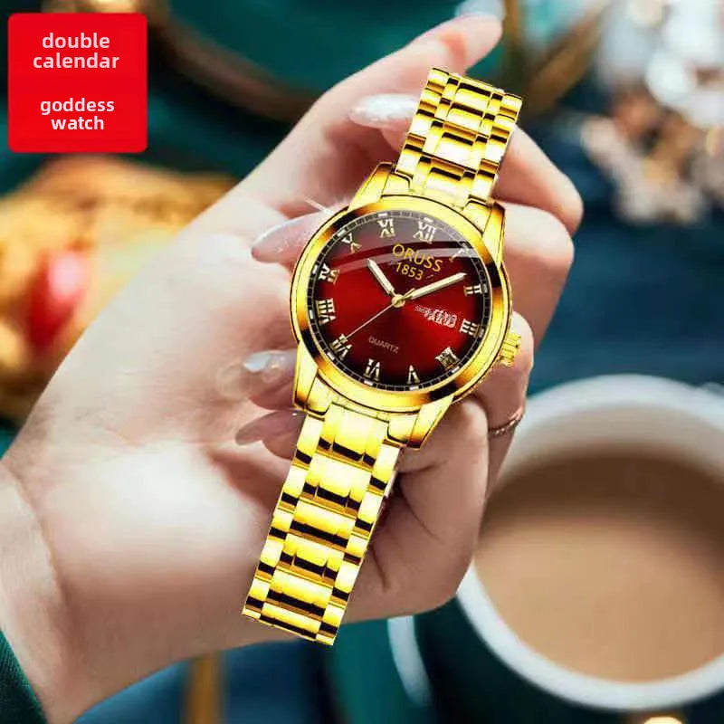 Mori style small fresh watch girls simple temperament  college style literary small dial with small bracelet watch