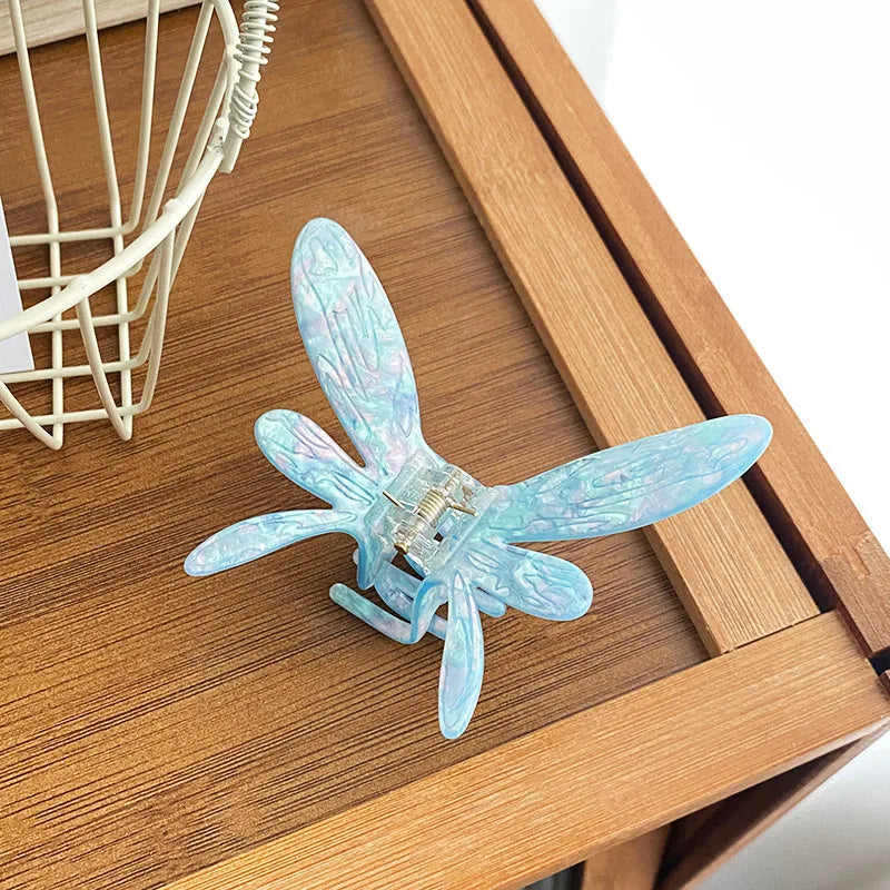 Elegant Butterfly Hair Clip Women's Half Updo Hair Accessories Acetate Board Material Luxury Feel Shark Bite Hair Clip