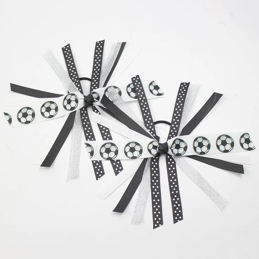 Europe and the United States New European Cup Stitching Hair Ring Fans Girl Handmade volleyball football printed head rope