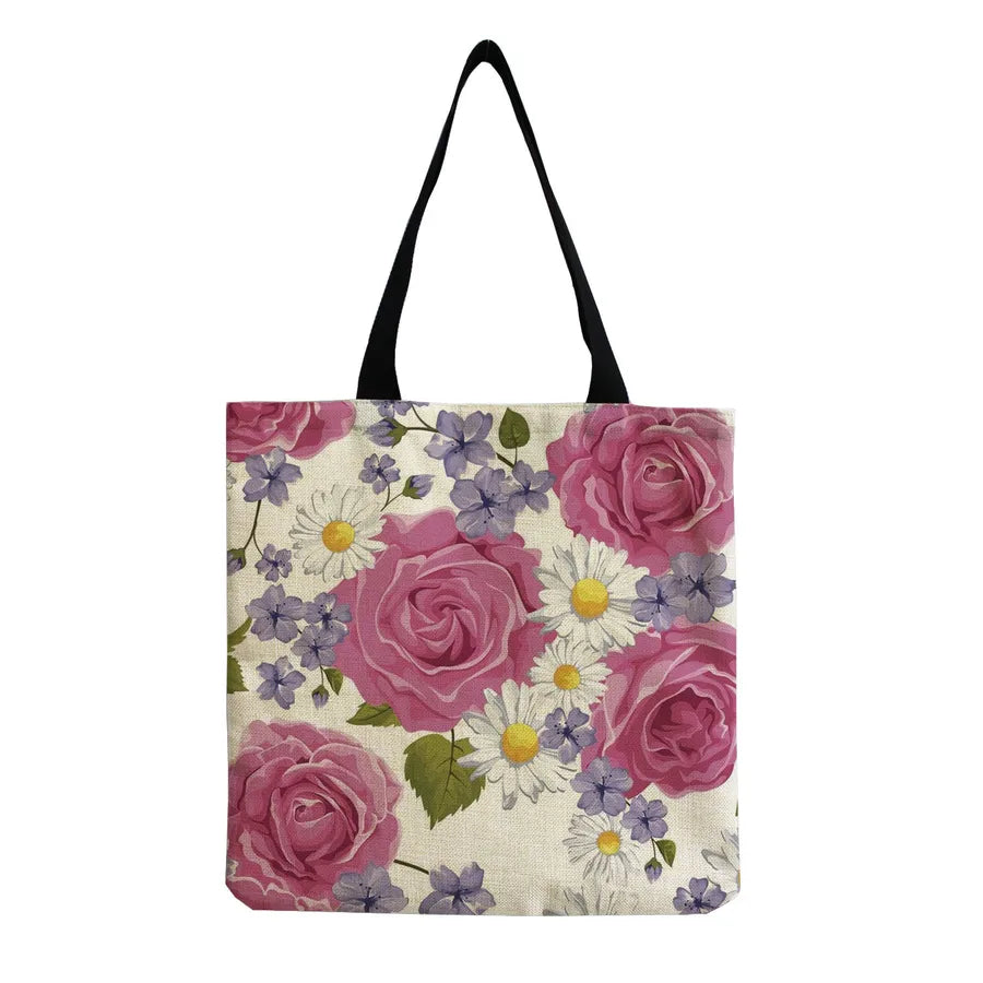 women's fashion flower shopping bags