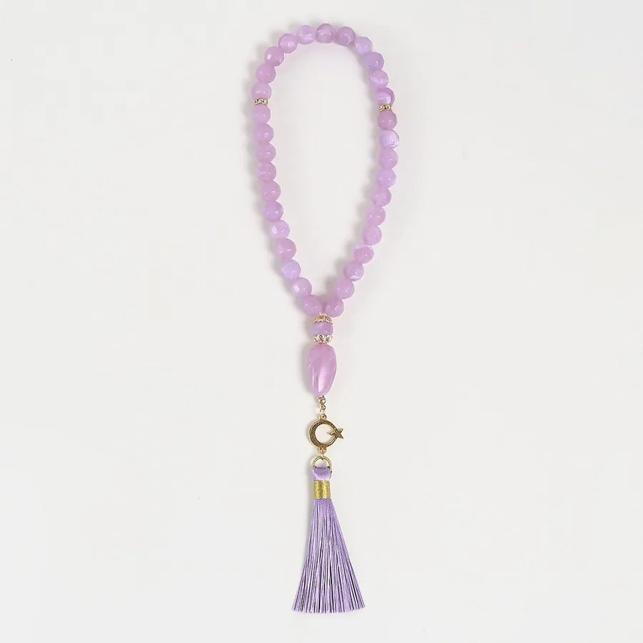 Classical Ethnic Style Round Tassel Arylic Alloy Wholesale Rosary