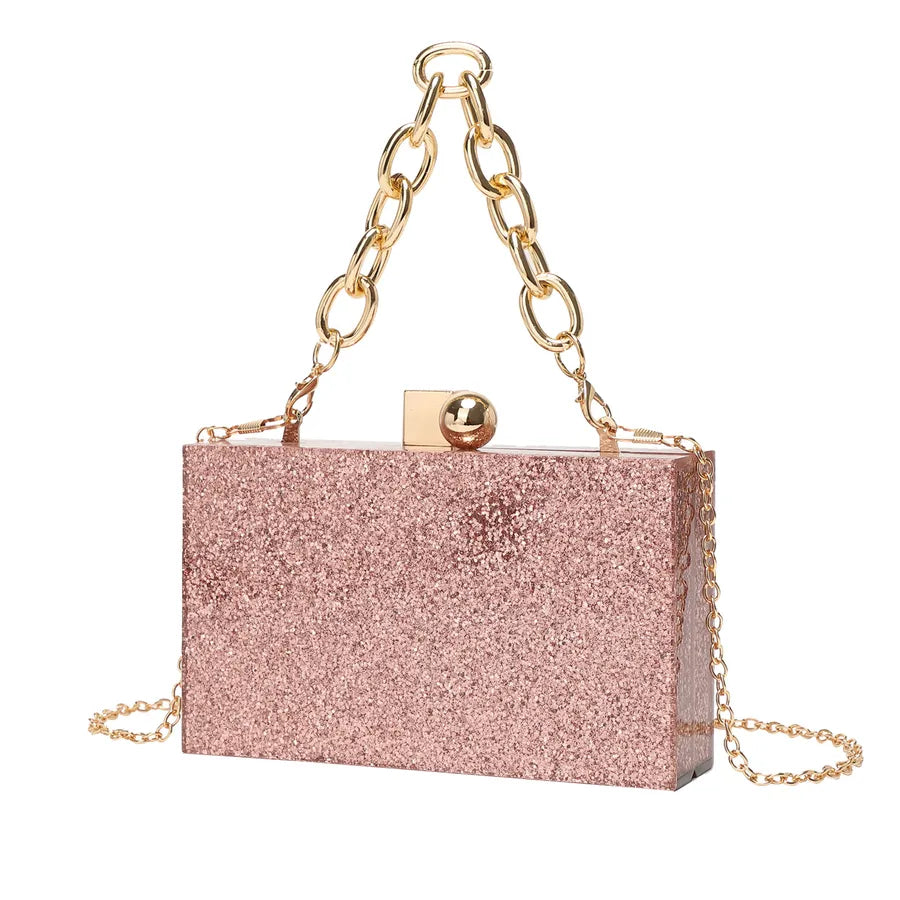 new evening bag acrylic portable crossbody wedding banquet women's clutch   exclusive