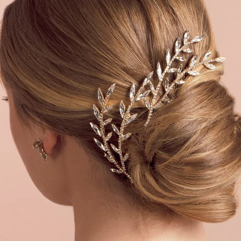 New Handmade Crystal Hair comb Wedding Jewelry Fashion Elegant Bride Hair comb Hair Headwear Hair comb