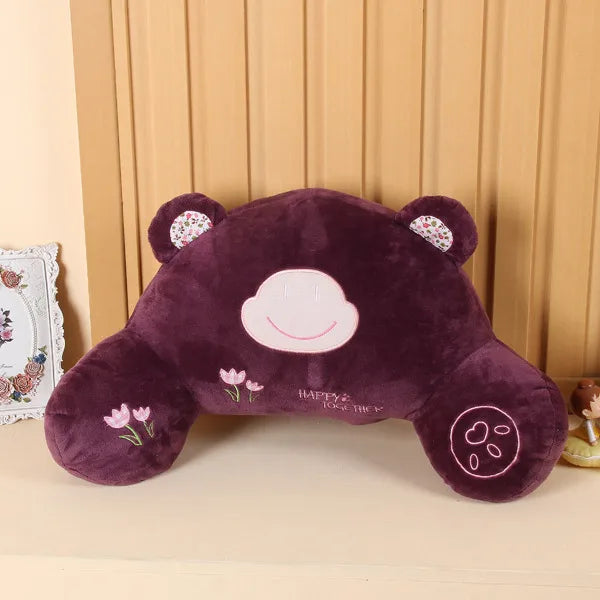 Cute Cartoon Lumbar Support Pillow Office Chair Backrest Pad Car Seat Cushion Pregnant Women Waist Pillow