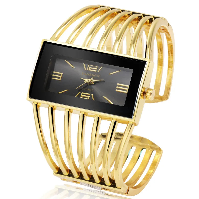 elegant lady geometric quartz women's watches