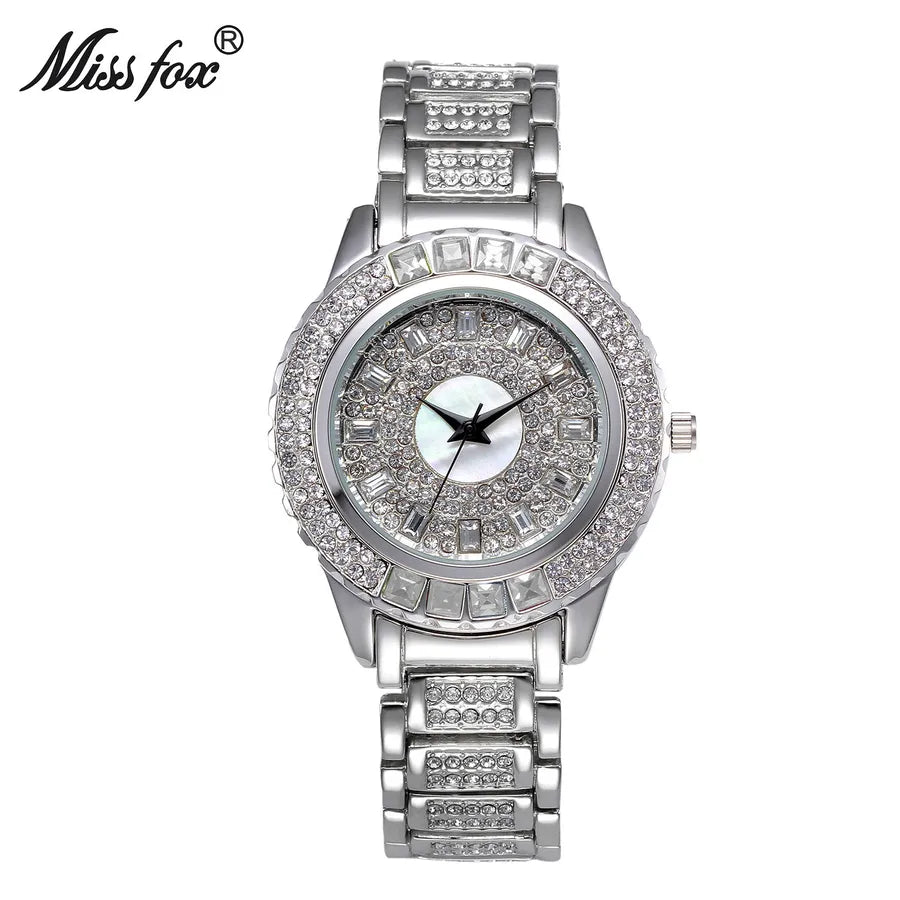 Casual Geometric Double Side Snaps Quartz Women's Watches