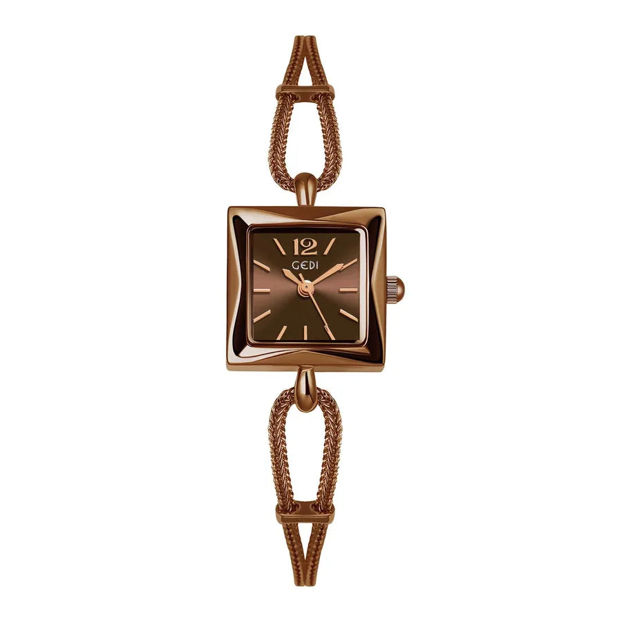 Japanese Style Solid Color Jewelry Buckle Quartz Watch Women's Watches