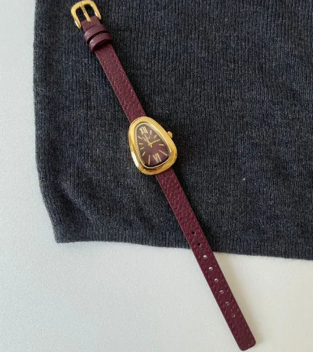 Retro Classic Style Geometric Buckle Quartz Watch Women's Watches
