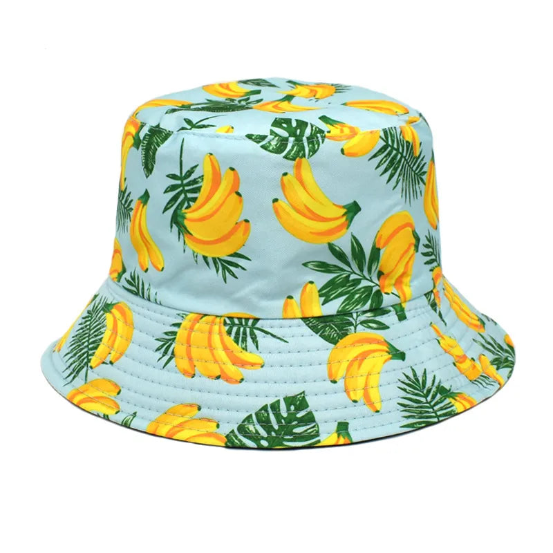 Women's Vacation Classic Style Banana Flat Eaves Bucket Hat