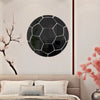 hot sale acrylic football mirror self-adhesive decorative wall stickers bedroom living room sofa background stickers