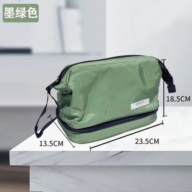 Hanging Cosmetic Bag Advanced Wash Bag Large Capacity Dry and Wet Separable Mesh Hanging Advanced Cosmetic Bag