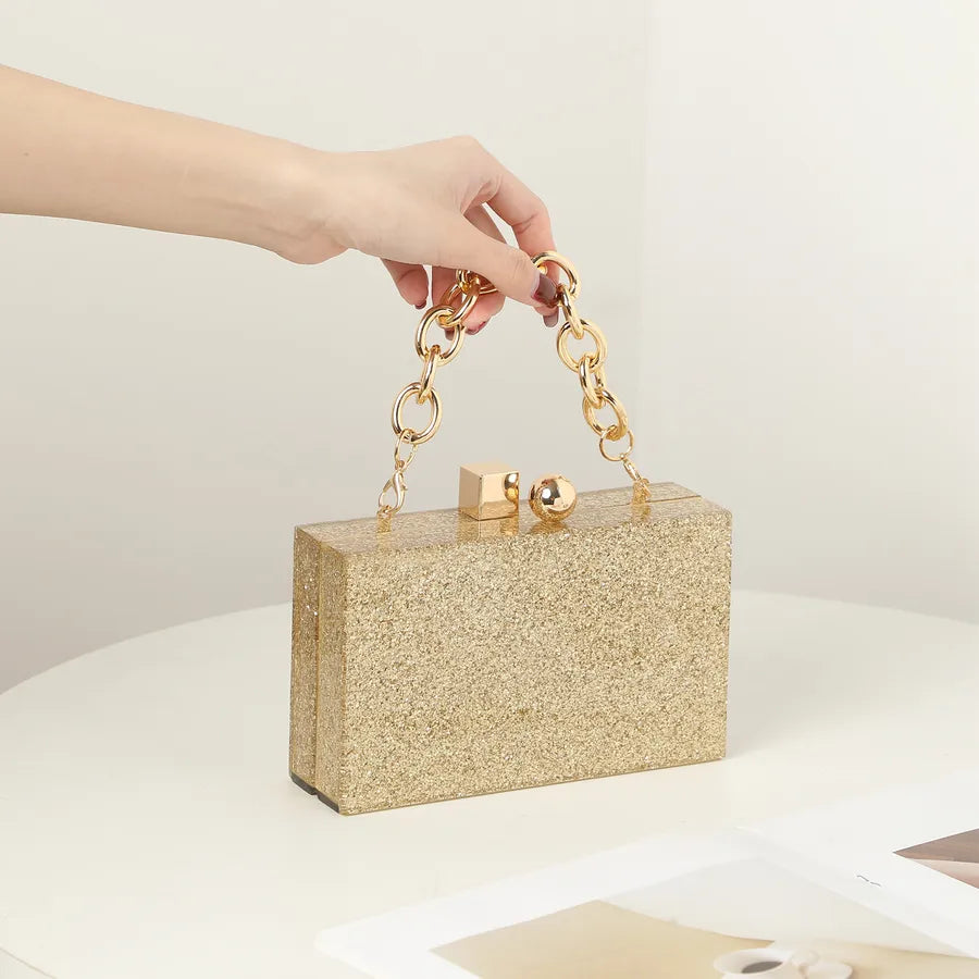 new evening bag acrylic portable crossbody wedding banquet women's clutch   exclusive