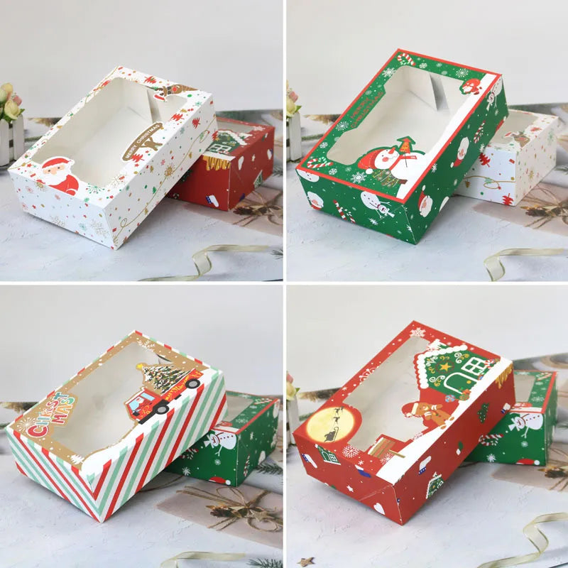 Christmas Christmas House Snowman Banquet Party Gift Wrapping Supplies
