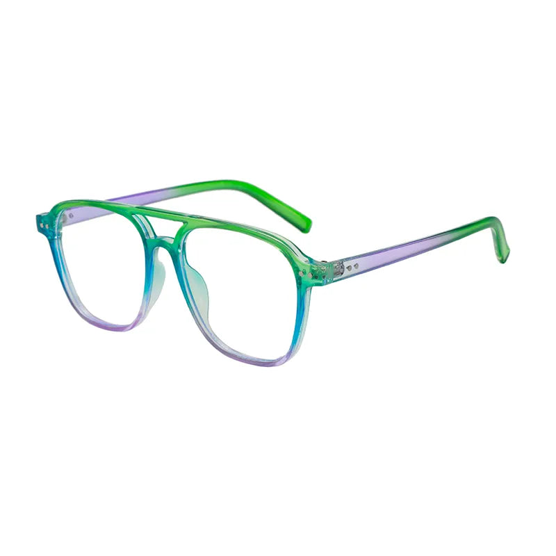 Casual Retro Streetwear Solid Color Pc Square Full Frame Men's Sunglasses