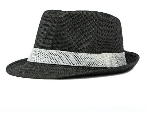 women's simple style classic style color block crimping sun hat