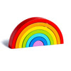 Children Unisex Rainbow Wood Building Toys