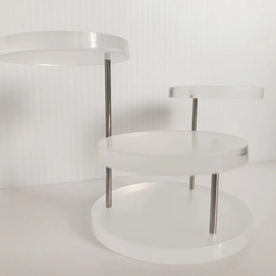 Hot acrylic ring jewelry display stand round jewelry rotating ring display stand exhibition stand