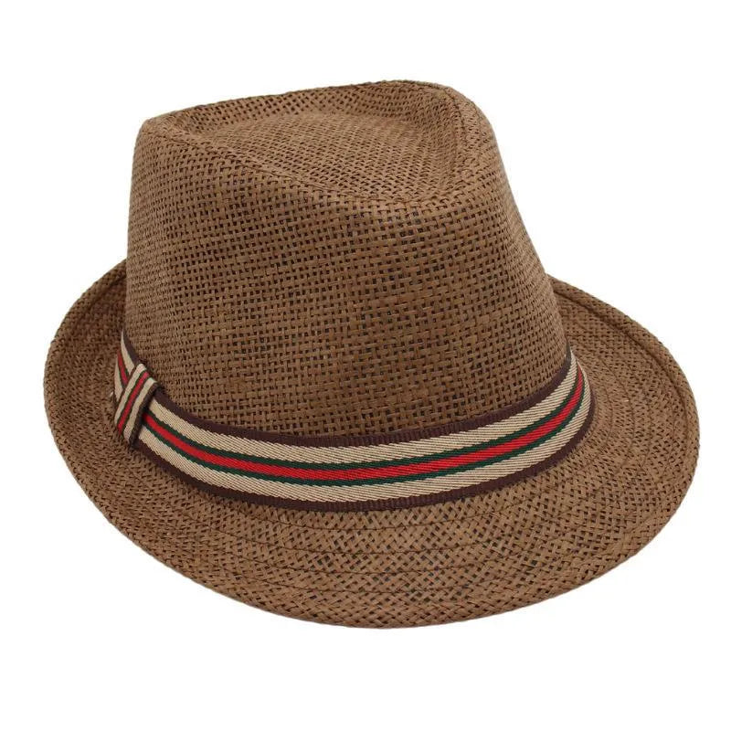 Unisex Basic Vacation Solid Color Big Eaves Straw Hat