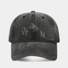 Unisex Casual Retro Simple Style Geometric Embroidery Curved Eaves Baseball Cap