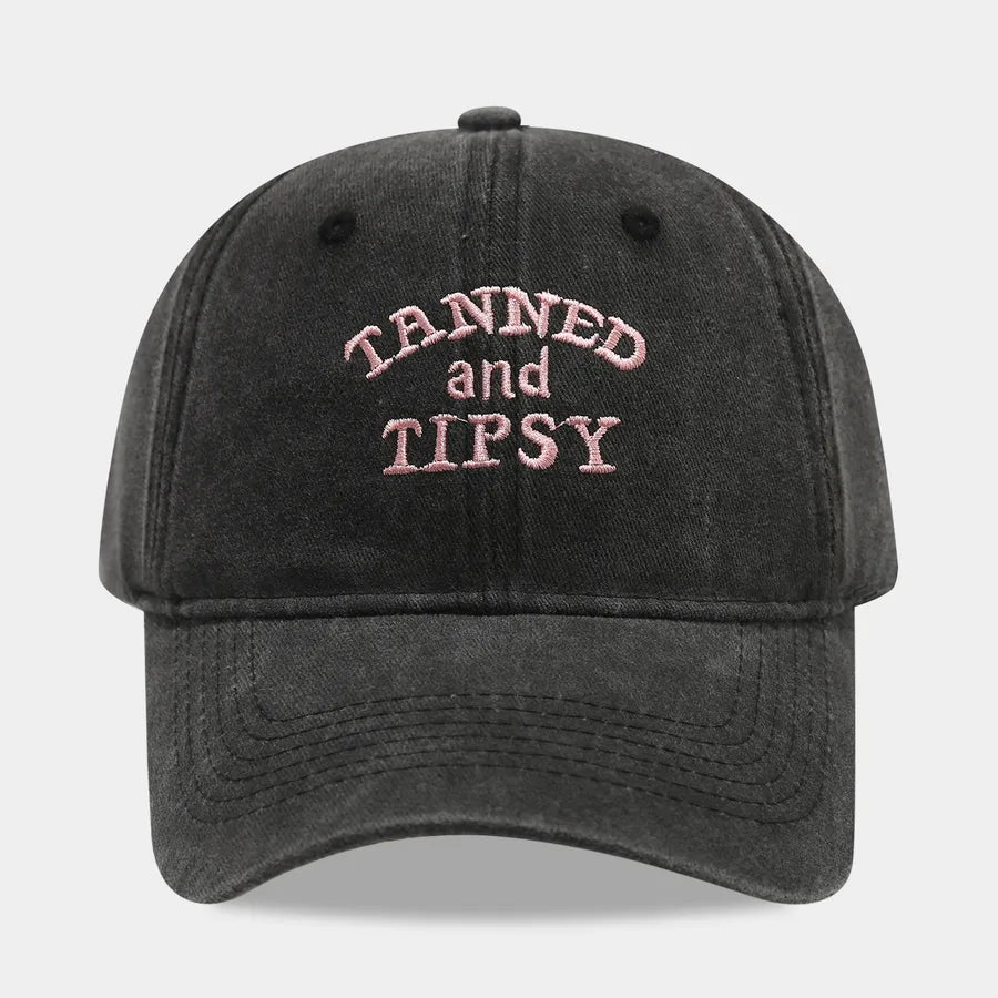 New Simple Washed Letter Embroidery Baseball Cap Outdoor Sun Protection Hat For Women Casual Elegant Basic Style Spring Summer Autumn