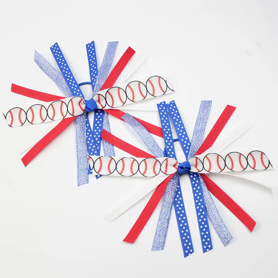 Europe and the United States New European Cup Stitching Hair Ring Fans Girl Handmade volleyball football printed head rope