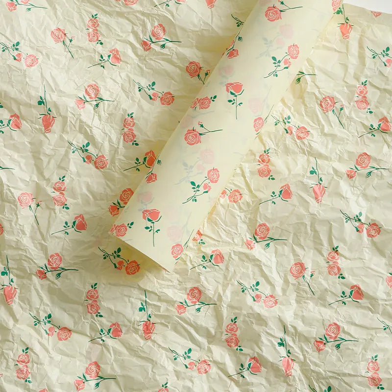 Sydney paper white bouquet packaging baking lining wrapping paper flowers floral wrapping paper hand-rolled paper preservative paper