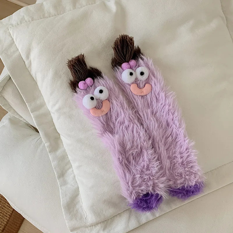 Sweet Women's Cartoon Nylon Ankle Socks A Pair