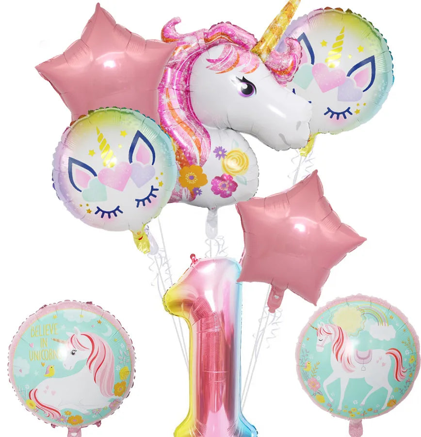cute rainbow star  aluminum film home party carnival balloons