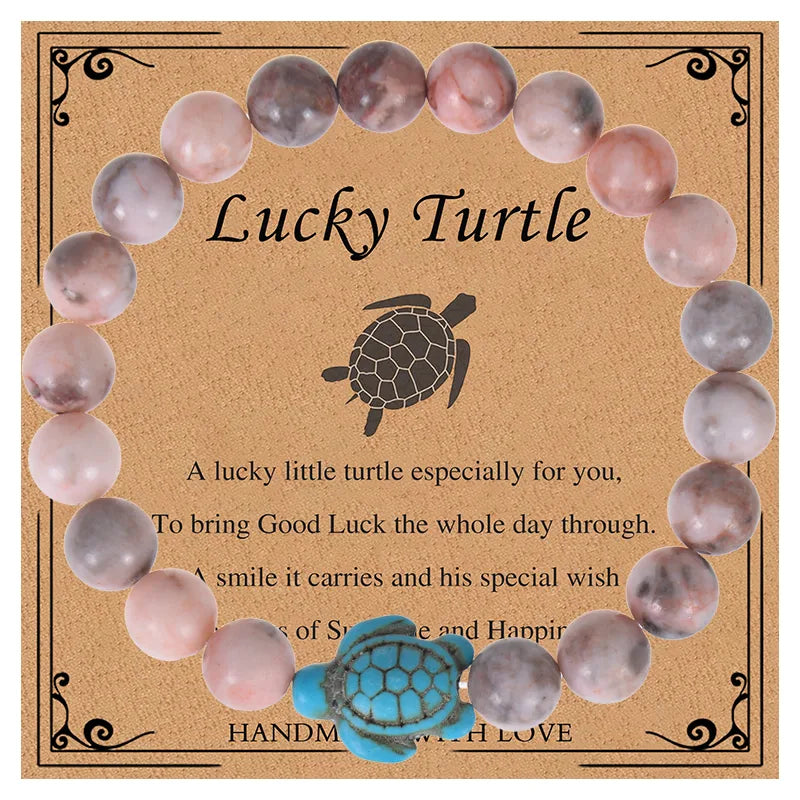 Casual Cute Tropical Tortoise natural stone Bracelets In Bulk