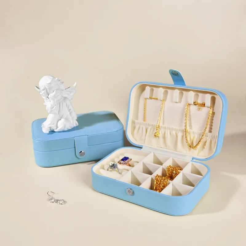 1 Piece Pu Leather Elegant Simple Style Daily Date Solid Color Jewelry Boxes