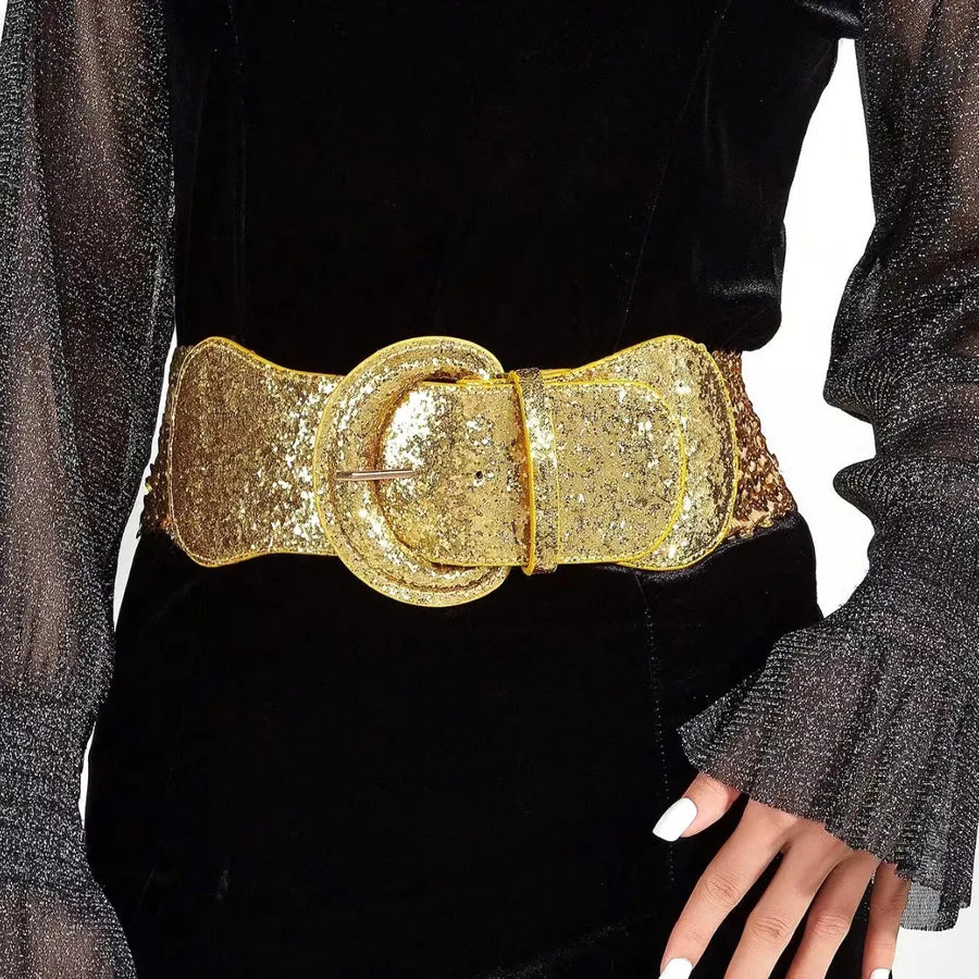 Casual Elegant Lady Solid Color Alloy Women's Leather Belts
