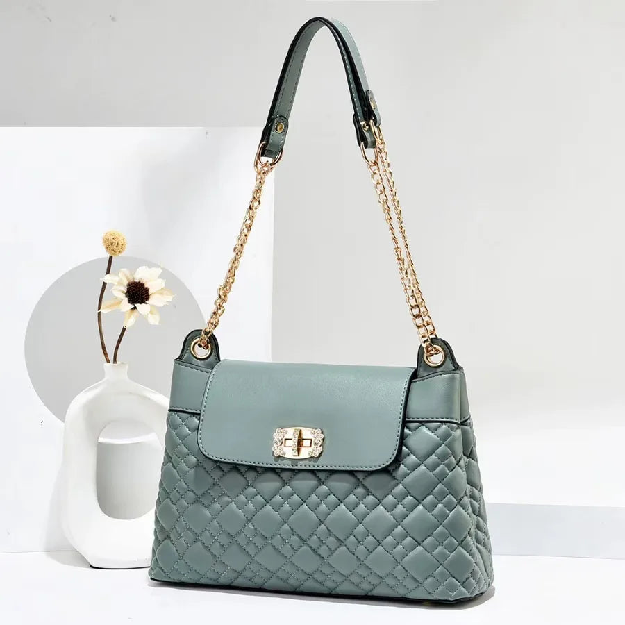 Large quantity super cost-effective versatile underarm bag handbag rhombus women's bag shoulder bag messenger bag foreign trade hot bag