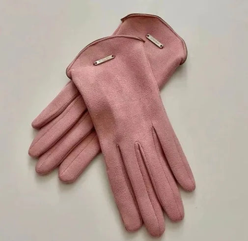 Women's Casual Elegant Simple Style Solid Color Gloves