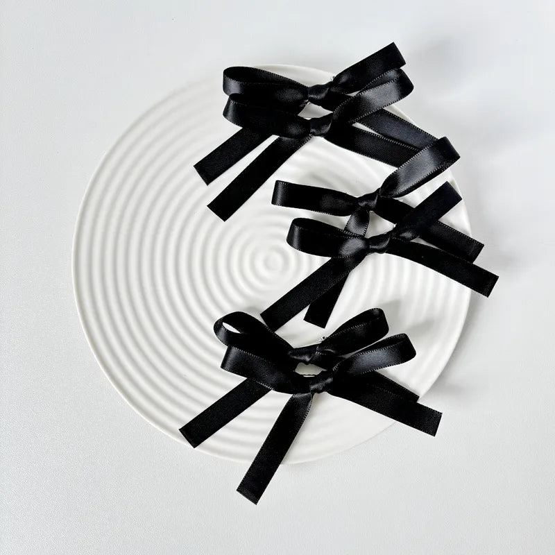 Cute Preppy Style Women's Bow Knot Synthetic Fibre Alloy Bowknot Hair Clip