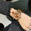 Elegant Solid Color Jewelry Buckle Quartz Watch Women's Watches