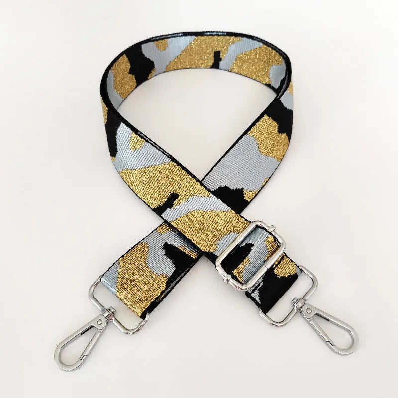 new wide camouflage webbing adjustable shoulder messenger long strap