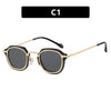 Retro Vacation Punk Glasses Ac Square Full Frame Men's Sunglasses