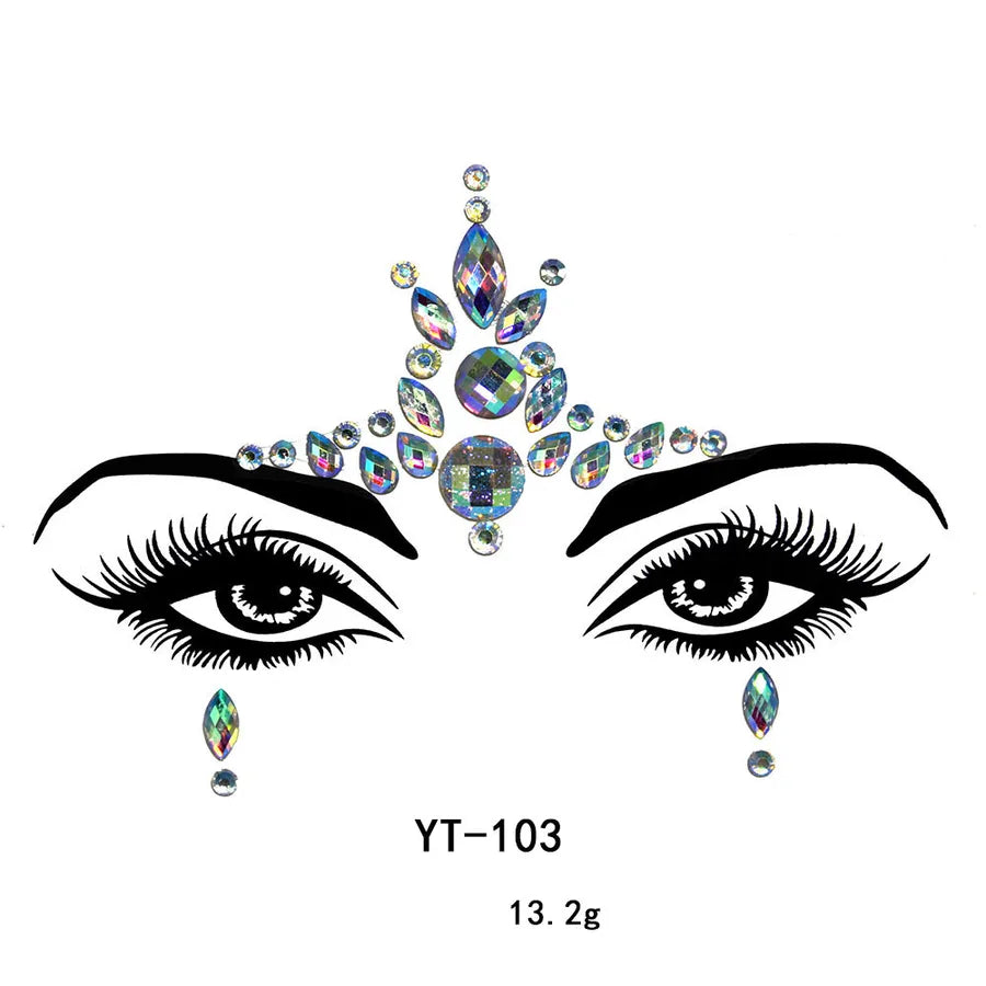water droplets arylic tattoos & body art 1 piece