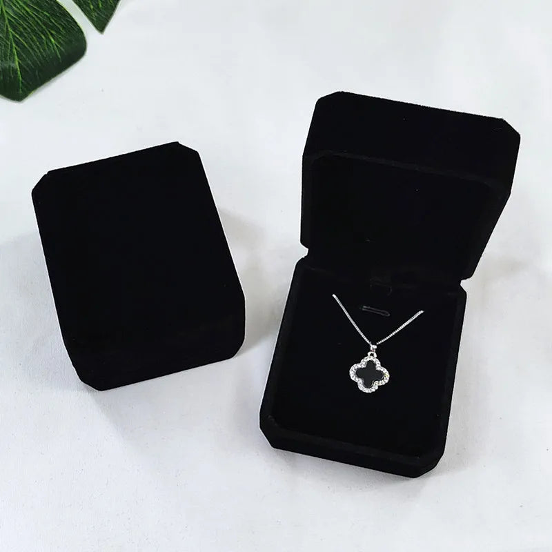 1 Piece Flannel Casual Daily Solid Color Jewelry Boxes