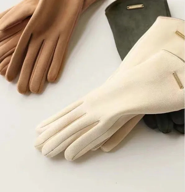 Women's Casual Elegant Simple Style Solid Color Gloves