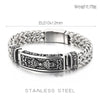 hip-hop geometric titanium steel stripe bracelets 1 piece