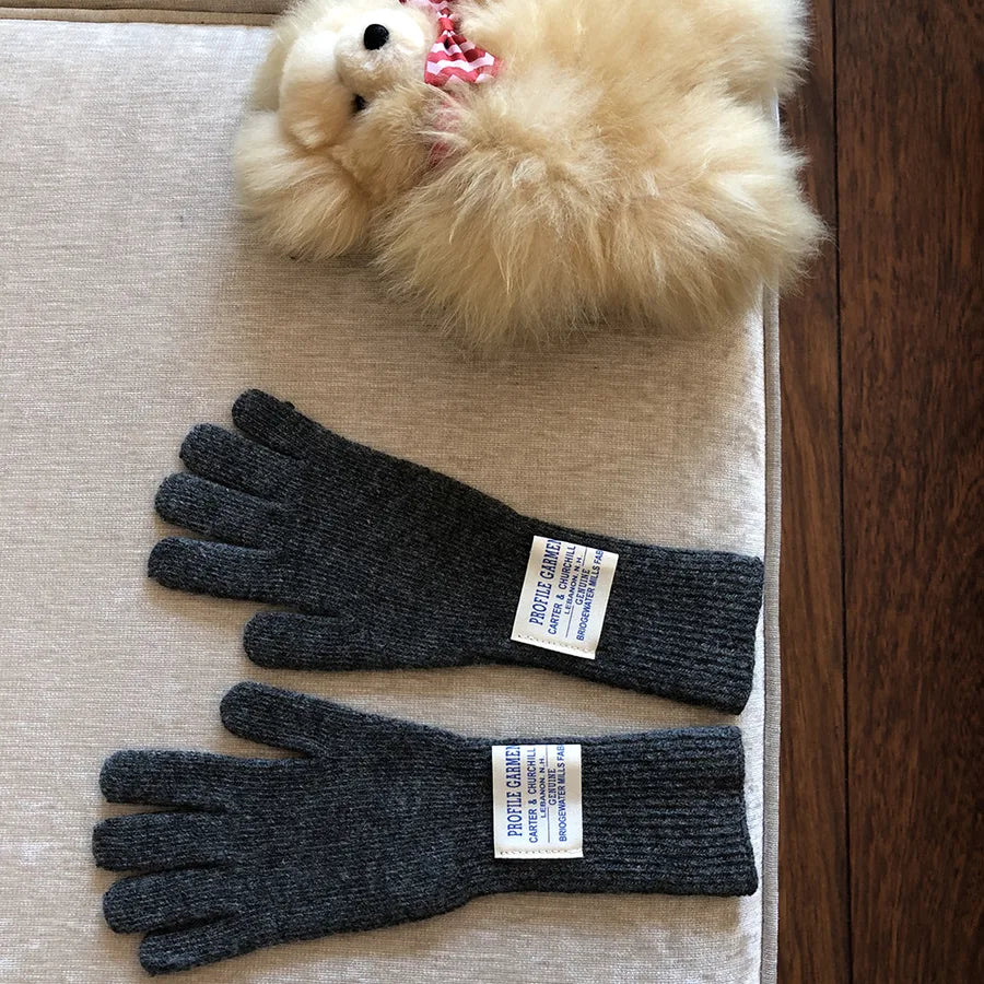 unisex basic solid color gloves 1 pair