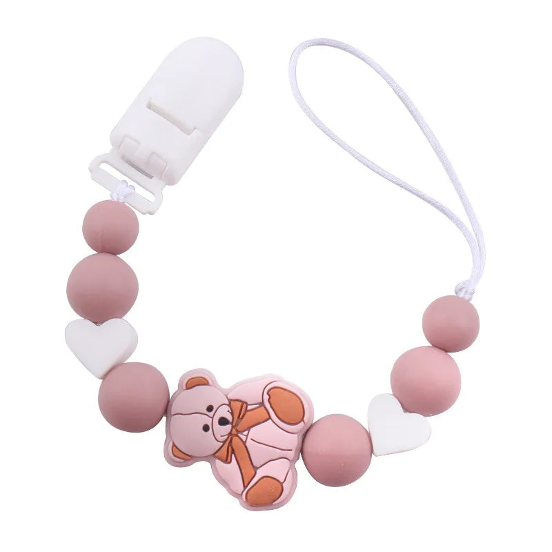 Cute Bear Silica Gel Baby Accessories