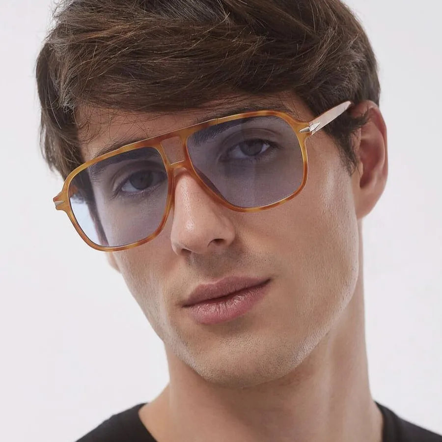 Retro Streetwear Geometric Pc Square Full Frame Glasses