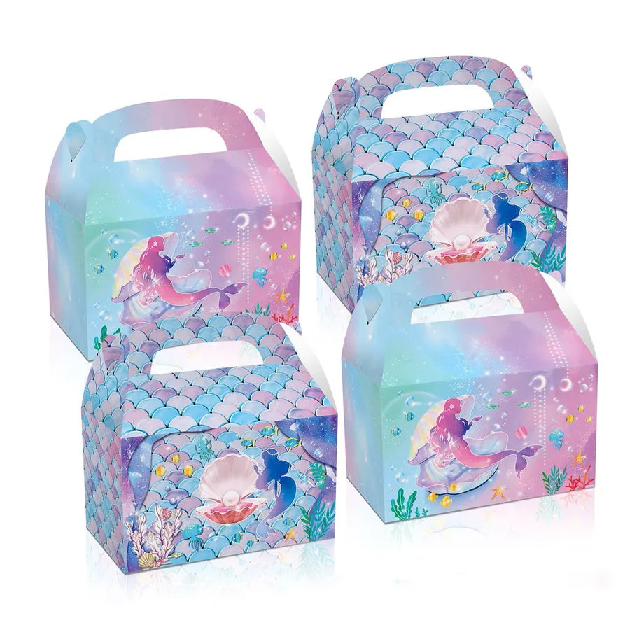 Cute Mermaid Paper Party Gift Wrapping Supplies Gift Bags
