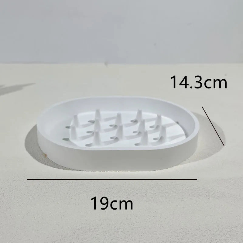 Creative Plaster Jewelry Display Stand Ring Holder Necklace Rack Shop Decoration Nordic Style Unique Design Jewelry Cabinet