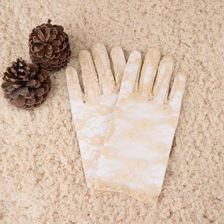 Women's Elegant Lady Lace Gloves