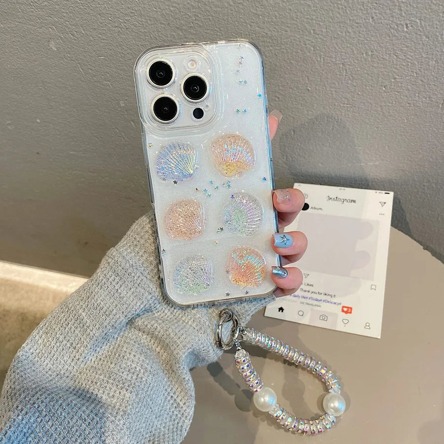 Ins Style Shell Suitable For Apple 16Promax Huawei Pura70 Honor 300pro Phone Case Silicone Transparent Color Customizable Design